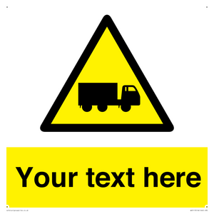 Custom Lorry Hazard Sign